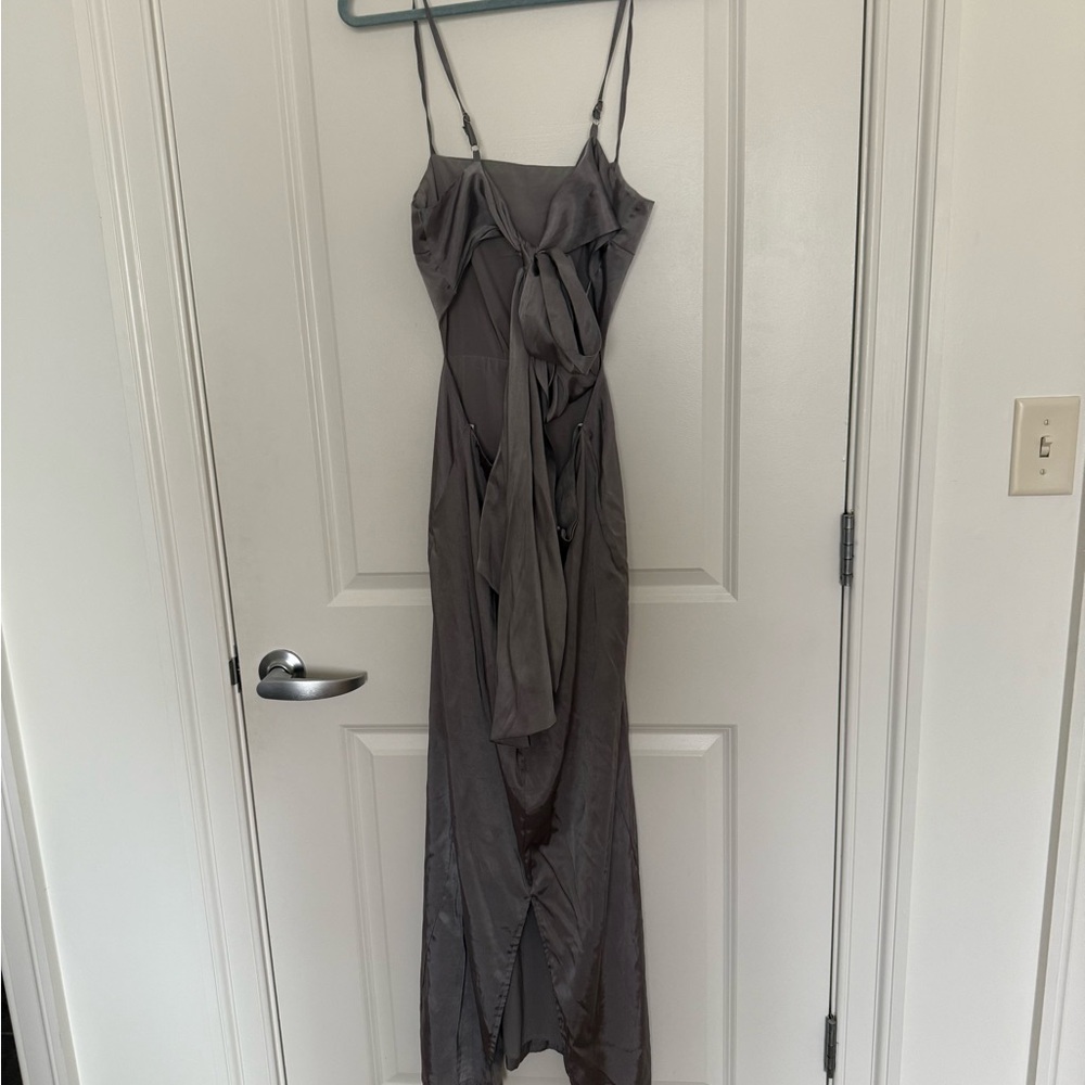 Gray Maxi Dress - Picture 2 of 3